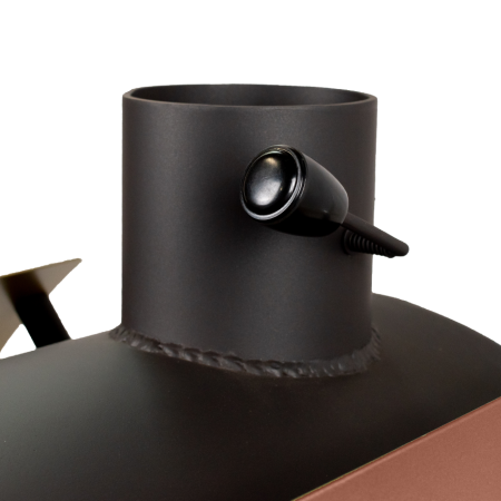 Wood heating stove DS Modern + copper casing